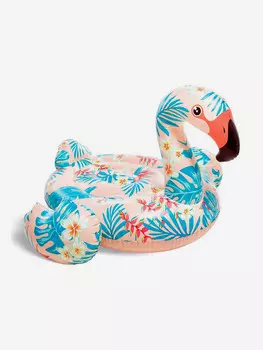 Надувной плотик Intex 57559 "Тропический Фламинго" (142х137х97см) 3+, Розовый