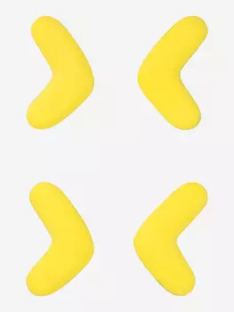 Накладки в ботинки Burton JBAR 4 PK Yellow M,