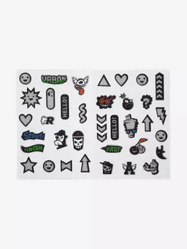 Наклейки светоотражающие Stern, Серый, размер Без размера