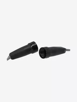 Наконечники для роллерных палок KV+ Tip Tornado Rollski, 1 пара, Черный