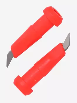 Наконечники для лыжероллерных палок KV+ VID TIP ROLLSKI 8,5mm, 1 пара, Красный