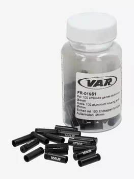 Наконечники на оплетку переключения VAR FR-01951 4 мм, Черный