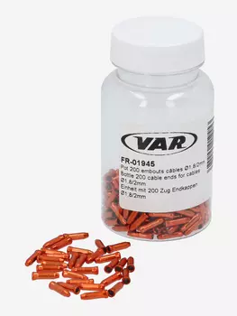 Наконечники троса тормоза VAR FR-01945, 200 шт, Оранжевый