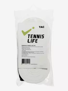 Намотка BIG TL TAC белая (M-100) на ручку теннисной ракетки/ 30шт в упаковке, Белый
