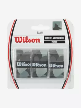 Намотка верхняя Wilson Camo Overgrip, Серый