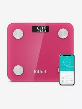 Напольные весы Kitfort КТ-819, Розовый