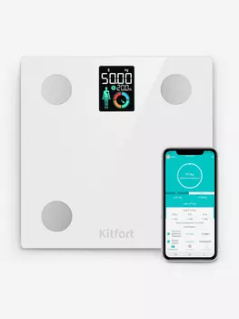 Напольные весы Kitfort КТ-838, Белый