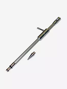 Направляющая шомпола ЧИСТОGUN универсальная, cal. 6-7mm, болт 17,7 мм, 33см, алюминий, Серебряный