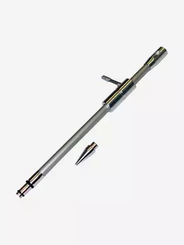 Направляющая шомпола ЧИСТОGUN универсальная, cal. 7.62-8mm, болт 17,7 мм, 25см, алюминий, Серебряный