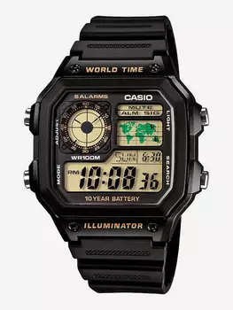 Наручные часы Casio AE-1200WH-1B, Черный