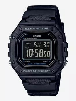 Наручные часы Casio Collection W-218H-1B, Черный
