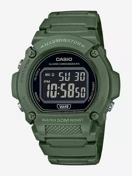 Наручные часы Casio Collection W-219HC-3B, Зеленый
