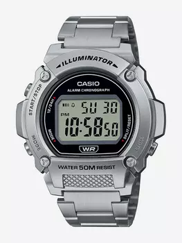 Наручные часы Casio Collection W-219HD-1A, Серебряный