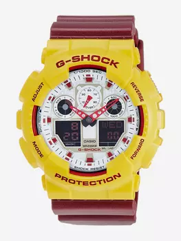 Наручные часы Casio G-SHOCK GA-100CS-9A, Желтый