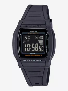 Наручные часы Casio W-201-1B, Черный