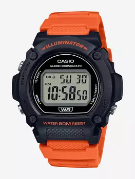 Наручные часы Casio W-219H-4A, Оранжевый
