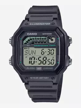 Наручные часы Casio WS-1600H-8A, Черный