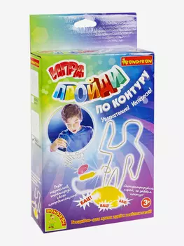 Настольная игра BONDIBON "ПРОЙДИ ПО КОНТУРУ" ЧЕЛОВЕЧЕК, Фиолетовый