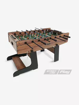 Настольный футбол, Мини футбол, Кикер Start Line Play Compact 55" Аризона, Коричневый