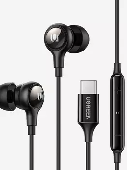 Наушники проводные UGREEN EP103 30638, Type-C, Черный