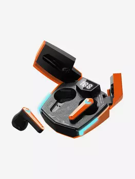 Наушникик TWS "DOUBLEBEE" CANYON CND-GTWS2, стереозвук, энергоэффективный Bluetooth 5.3., Оранжевый