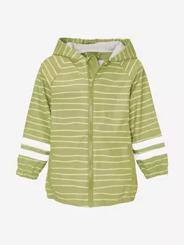 Непромокаемая детская куртка без подклада "Волна" Playshoes, Зеленый