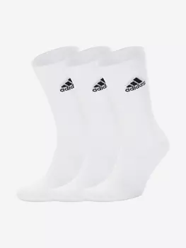 Носки adidas Light Ank, 3 пары, Белый, размер 40-42