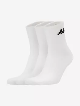 Носки Kappa, 3 пары, Белый
