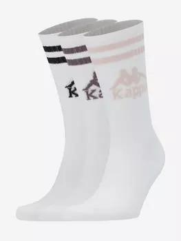Носки Kappa, 3 пары, Белый