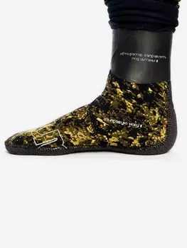 Носки неопреновые Sargan Сталкер 5 мм с кевларовой подошвой, Черный