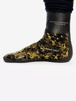 Носки неопреновые Sargan Сталкер 9 мм с кевларовой подошвой, Черный