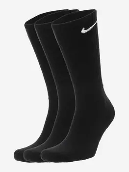 Носки Nike Everyday Cushioned, 3 пары, Черный