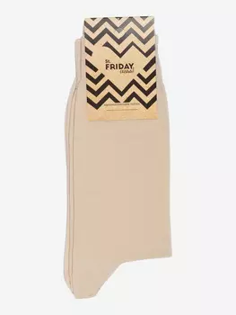 Носки однотонные St.Friday Socks, Бежевые, Бежевый