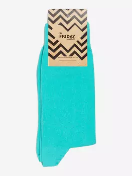 Носки однотонные St.Friday Socks, Бирюзовые, Зеленый