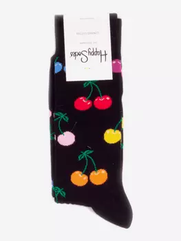 Носки с рисунками Happy Socks, Cherry Multicolor, Черный