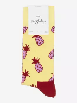 Носки с рисунками Happy Socks, Pineapple, Желтый