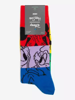 Носки с рисунками Happy Socks x Disney, Colorful Friends, Синий