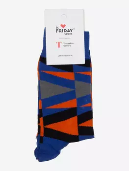 Носки с рисунками St.Friday Socks, Эскиз, Синий