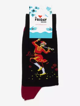 Носки с рисунками St.Friday Socks, Конёк горбунок, Черный
