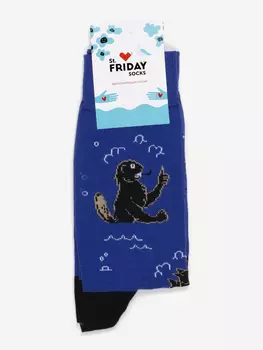 Носки с рисунками St.Friday Socks, Термальные источники, Синий