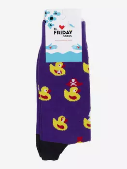 Носки с рисунками St.Friday Socks, Утята пираты, Фиолетовый