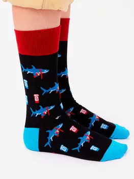 Носки St. Friday Socks, Акулатте, Черный