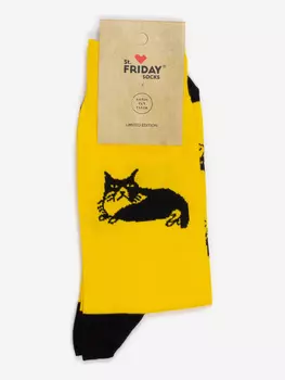 Носки St. Friday Socks, Кот, Желтый