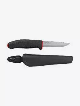 Нож Morakniv 711, углеродистая сталь, цвет черный/красный, 11481,