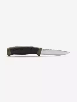 Нож Morakniv Companion MG (S), нержавеющая сталь, цвет хаки, 11827, Черный