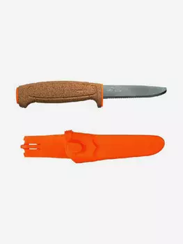 Нож Morakniv Floating Serrated Knife, нержавеющая сталь, пробковая ручка,, 13131,