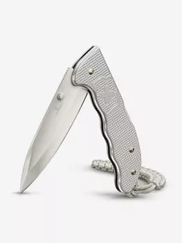Нож перочинный Victorinox Evoke Alox, серебристый, 0.9415.D26, Серебряный