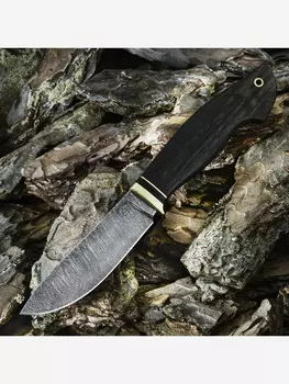 Нож Скинер большой Товарищество Завьялова, Коричневый