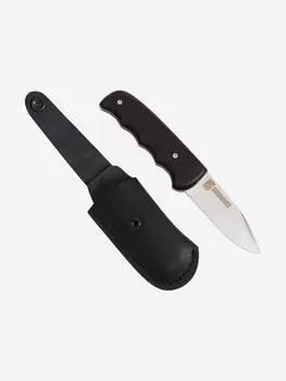 Нож складной автоматический Златоустовски оружейный завод НС-7 (сталь 95х18, граб) нож туристический, нож для похода, Коричневый