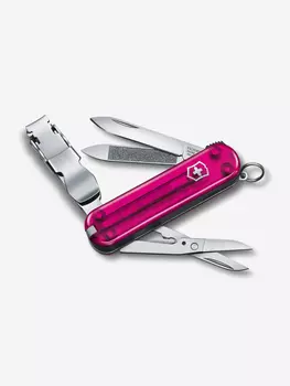 Нож складной Victorinox Classic Nail Clip 580, 65 мм, 8 функций, Розовый